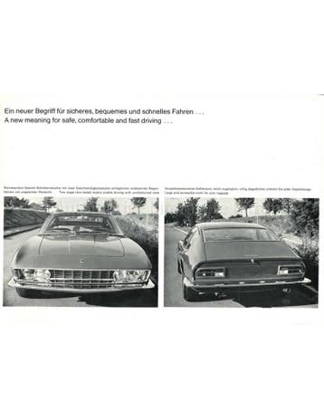 1968 MONTEVERDI PROGRAMMA BROCHURE, Nieuw, Author
