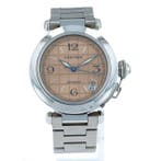 Cartier - Pasha C Date - 2324/W31024M7 - Unisex - 2000-2010, Sieraden, Tassen en Uiterlijk, Horloges | Heren, Nieuw