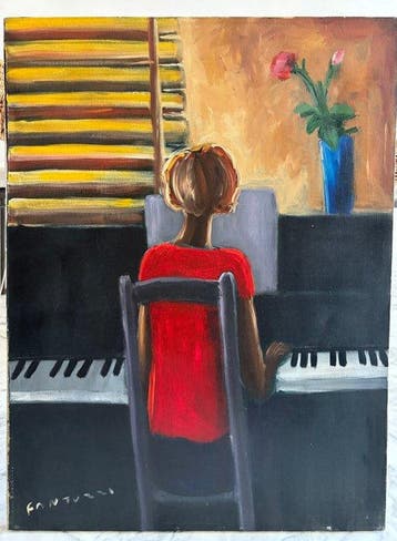 Eliano Fantuzzi (1909-1987) - La pianista