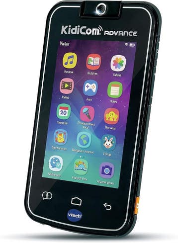Kindersmartphone Zwart | Tweedekansje | OP=OP, Ophalen of Verzenden, Zo goed als nieuw, Ontdekken, Met geluid