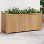 vidaXL Plantenbak 100x30x50 cm bamboe, Tuin en Terras, Verzenden, Nieuw, Hout