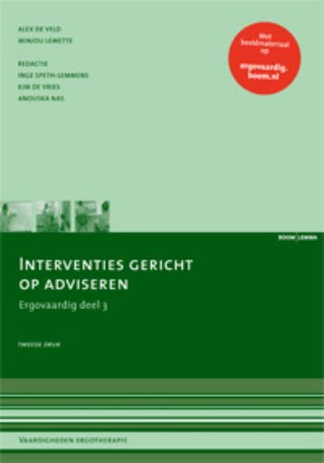 Interventies gericht op adviseren Ergovaardig  9789059318083, Boeken, Zo goed als nieuw