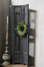 Drieluik Shutters black wash 118 cm, Huis en Inrichting, Woonaccessoires | Overige, Ophalen of Verzenden, Nieuw
