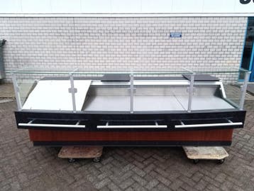 Emondt Koeltoonbank - B290 x D125 x H115 cm - rechte glas, Gebruikt