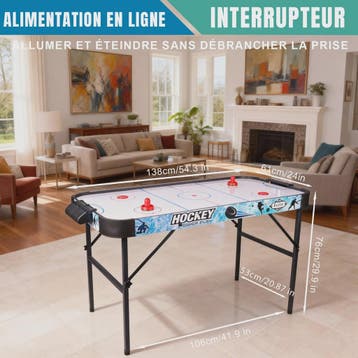 HLC Air Hockey Tafel - Inclusief 2 Paddles & 2 Pucks - Voor, Sport en Fitness, Verzenden, Nieuw