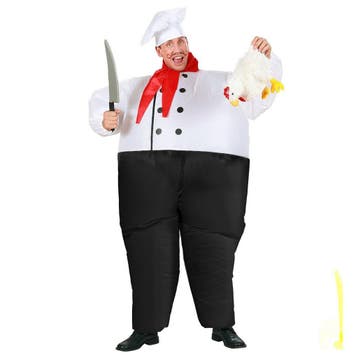 Opblaasbaar kostuum chef kok, Ophalen of Verzenden, Nieuw