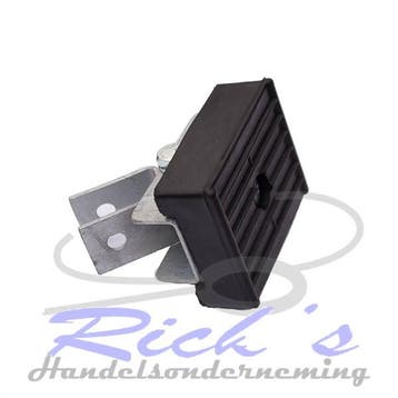Bootkussen rubber 100×130 mm op u profiel met kantelblokje, Watersport en Boten, Ophalen of Verzenden, Nieuw
