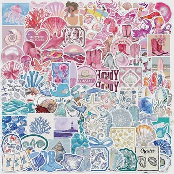 10/30/50/100 Stuks Leuke INS Stijl Cartoon Blauw Roze Kust E, Dieren en Toebehoren