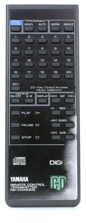 Afstandsbediening Yamaha rs-cdx630e, Ophalen of Verzenden, Nieuw, Origineel