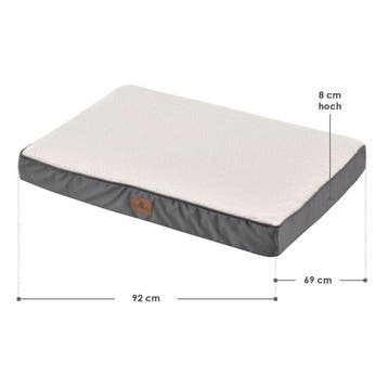 Hondenbed / hondenmand Milow - 92 x 69 x 8 cm - Beige, Dieren en Toebehoren, Hondenmanden, Verzenden, Nieuw