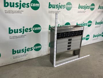 Aluca aluminium bedrijfswageninrichting gebruikt (nr 2371), Ophalen of Verzenden
