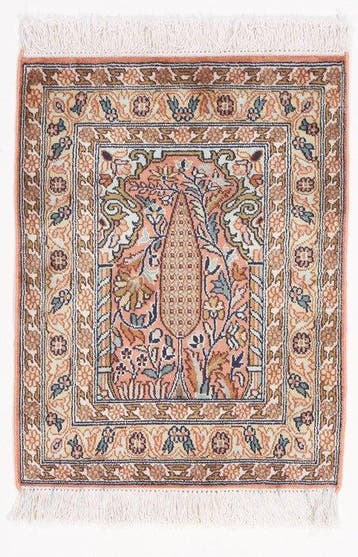 Nieuw Kashmir Zijden Tapijt - Zeer Fijn - Vloerkleed - 62 cm, Nieuw