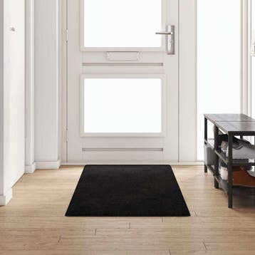vidaXL Tapijt Loper Zwart 80 x 250 cm 100% Polypropylene, Huis en Inrichting, Verzenden, Nieuw, Zwart