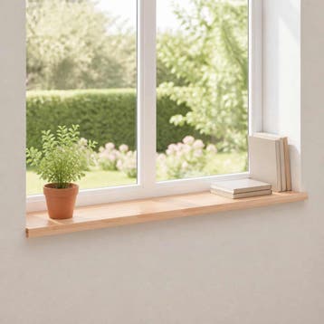 vidaXL Raamkozijnen 2 st Naturel 140 x 25 x 2 cm Massief, Verzenden, Nieuw