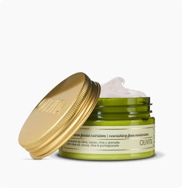 Ecocert Voedende gezichtscrème met bio olijfolie, cacao,, Nieuw