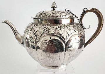 Theepot - .934 zilver - Theepot zilver uit 1737