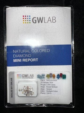 26 pcs Diamant (Natuurlijk) - 2.04 ct - Rond - VS2, P1 -, Sieraden, Tassen en Uiterlijk, Edelstenen, Nieuw