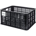 Basil Kunststof Fietskrat Large Zwart MIK, Fietsen en Brommers, Fietsaccessoires | Fietsmanden, Verzenden, Nieuw