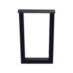 Stalen buiten U tafelpoot zwart 60 bij 8 cm en hoogte 100 cm, Ophalen of Verzenden, Nieuw