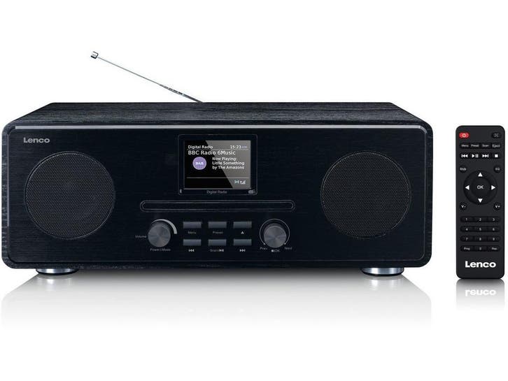 Lenco DAR-061 - DAB+ Radio - Bluetooth 5.0 CD/MP3-speler -, Audio, Tv en Foto, Radio's, Zo goed als nieuw, Verzenden