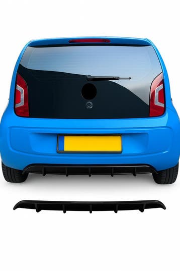 Diffuser | geschikt voor VW UP | 2011–2015 | Glanzend Zwart, Verzenden, Nieuw, Volkswagen