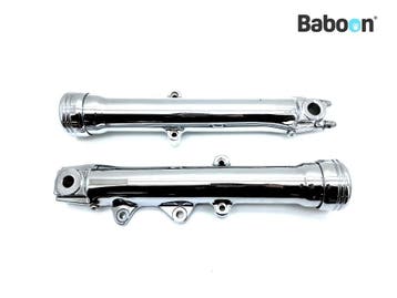 Voorvork Buitenpoot Set Harley-Davidson FXSTB Night Train, Motoren, Verzenden, Gebruikt