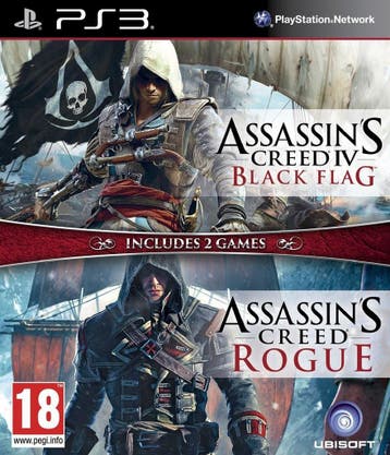 Playstation 3 Assassins Creed: Black Flag & Rogue, Verzenden, Zo goed als nieuw