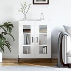 vidaXL Dressoir 69,5x34x90 cm bewerkt hout wit, Verzenden, Nieuw, 50 tot 100 cm, 25 tot 50 cm