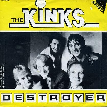 vinyl single 7 inch - The Kinks - Destroyer, Cd's en Dvd's, Vinyl Singles, Zo goed als nieuw, Verzenden