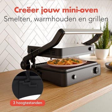 2dekans | KitchenBrothers Contactgrill - Grill Apparaat -, Ophalen of Verzenden, Zo goed als nieuw