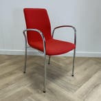 Kush + Co set van 8 stuks koppelbare zaalstoelen met kar,, Ophalen of Verzenden, Gebruikt, Stof, Vijf, Zes of meer stoelen