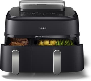 Philips 5000 Series Dual Basket Airfryer - NA551/00 -, Verzenden, Nieuw