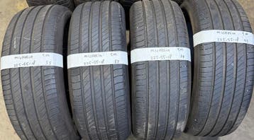 4x225-55-18 Michelin Zomer 4x5mm €55 Per Band 225 55 18, Ophalen, 18 inch, Gebruikt, Band(en)