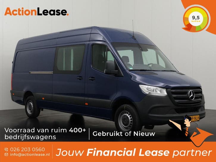 Mercedes-Benz Sprinter 319CDI Blauw occasion, Auto's, Bestelauto's, Dealer onderhouden, Te koop, Zwart, Handgeschakeld, Financial lease