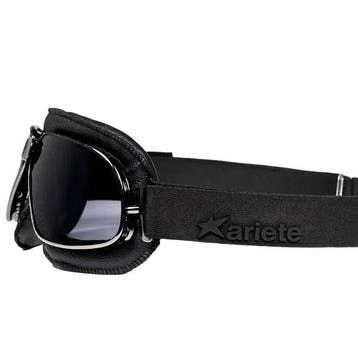 Ariete Vintage Motorcycle Goggles - Zwart / Een maat, Motoren, Ophalen of Verzenden, Nieuw met kaartje