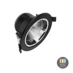 LED Downlight - Sia - CCT switch - Ø90 - 10w - Zwart, Ophalen of Verzenden, Nieuw