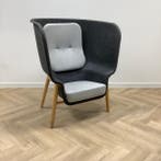Design De Vorm Pod akoestische fauteuil, grijs - licht grijs, Huis en Inrichting, Gebruikt, Ophalen of Verzenden, Eén, Stof