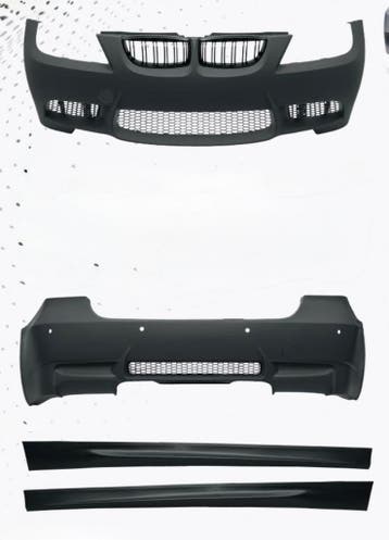 BMW E90 Sedan 08-11 M3-stijl bodykit 4-uitlaat, Nieuw, Voor, BMW, Bumper