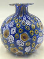Livio Campanella - Vaas - Muranoglas - Vaas met gekleurde
