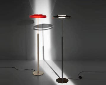 Oluce - Angeletti & Ruzza - Staande lamp - Dora - Metaal,
