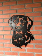 stalen wanddecoratie hond, Ophalen of Verzenden, Nieuw