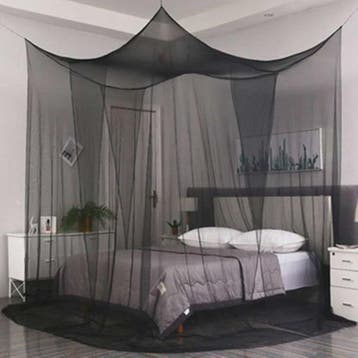 Luxe Klamboe Hemelbed - 4 Deuren - King/Queen & Enkel Bed -