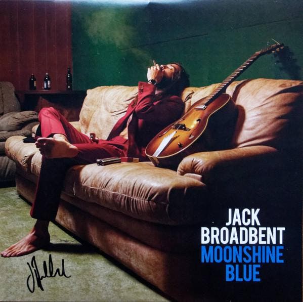 LP gebruikt - Jack Broadbent - Moonshine Blue (not signed), Cd's en Dvd's, Vinyl | Pop, Zo goed als nieuw, Verzenden
