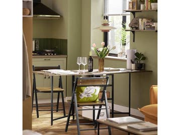 SoBuy FWT62-N - Klaptafel - Opklapbaar met 2 Kleppen - Bruin, Verzenden, Nieuw