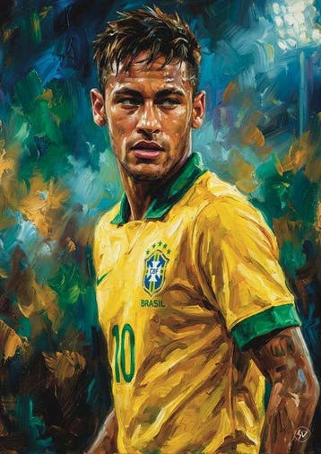 SDIMART 1996 - Neymar Jr Brasil Legend of Brasil Limited, Nieuw