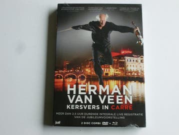 Herman van Veen - Kersvers in Carre (DVD + Blu-ray) Nieuw, Ophalen of Verzenden, Zo goed als nieuw