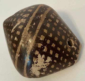 Precolumbiaanse Nariño-cultuur aardewerk-schelpenhanger -