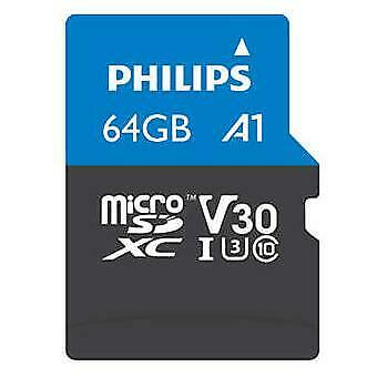 Philips | MicroSDXC | 64 GB | UHS-I | U3, Verzenden, Nieuw