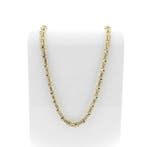 Bicolor gouden magnum schakelketting, Ophalen of Verzenden, Gebruikt, Overige kleuren, Goud