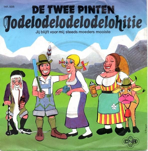 vinyl single 7 inch - De Twee Pinten - Jodelodelodelodelo..., Cd's en Dvd's, Vinyl Singles, Zo goed als nieuw, Verzenden